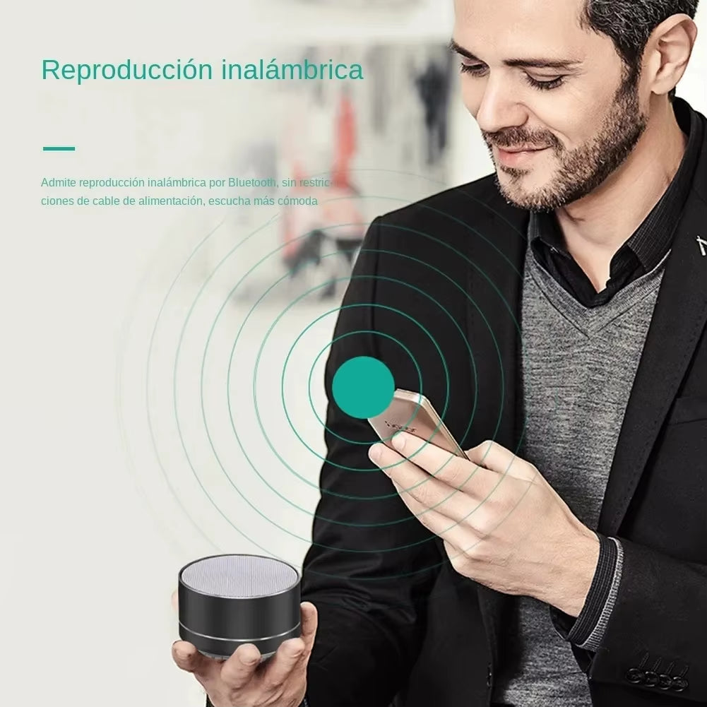 A10 Mini Portable Bluetooth Subwoofer Speaker - Outdoor Aluminum Alloy Music Sound Box